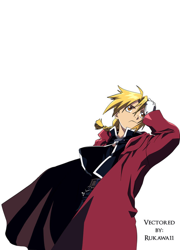 Blonde Anime Character — Red, Determined, Red Coat