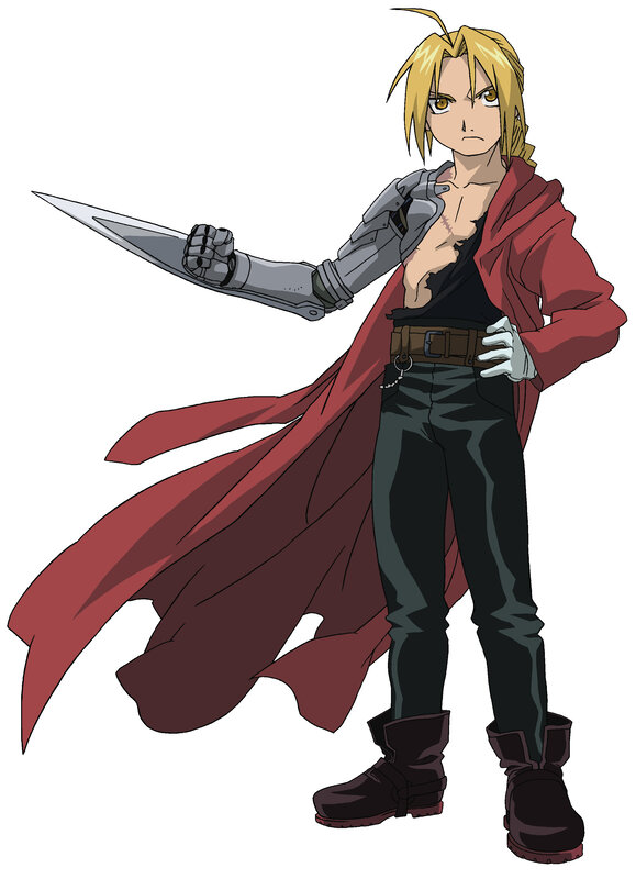 Blonde Anime Character — Red, Determined