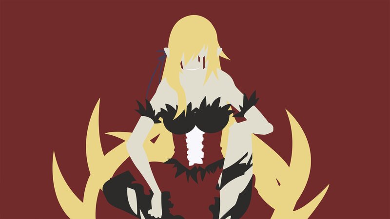 Blonde Anime Character — Red, Dramatic, Flames
