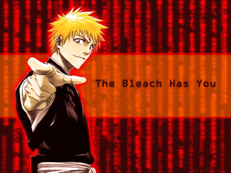 Blonde Anime Character — Red, Dramatic, Pointing Finger