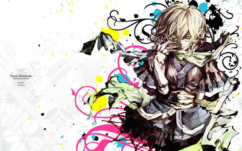 Blonde Anime Character — White, Dramatic, Manga