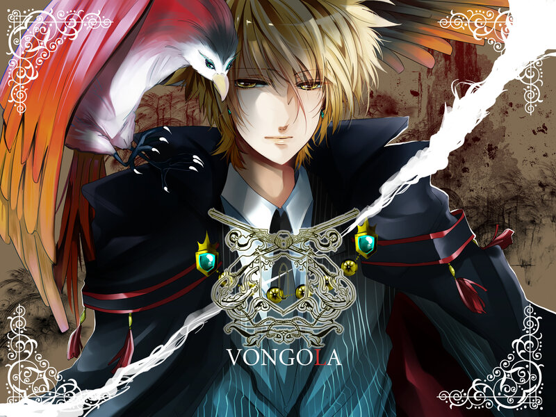 Blonde Anime Character with Bird