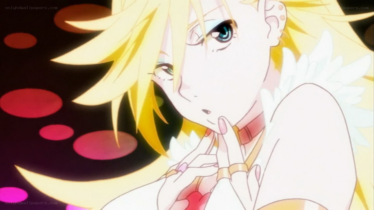 blonde anime character with wings
