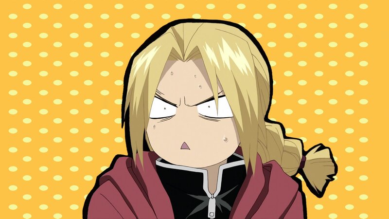 Blonde Anime Character — Yellow, Angry