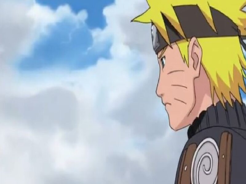 Blonde Anime Character — Yellow, Calm, Afternoon, Sky