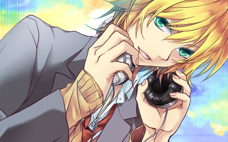Blonde Anime Character — Yellow, Calm, Afternoon