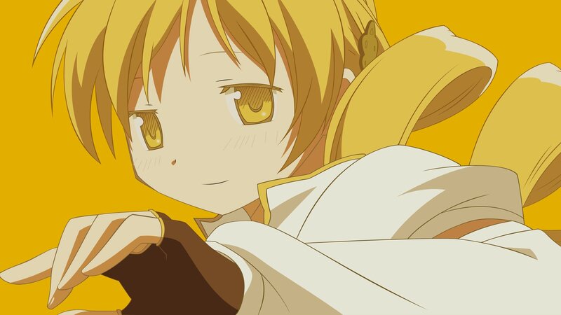 Blonde Anime Character — Yellow, Calm, Yellow Background