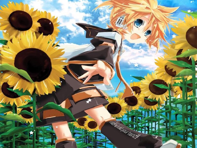Blonde Anime Character — Yellow, Cheerful