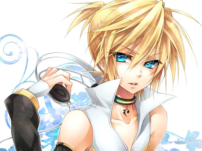 Blonde Anime Character — Yellow, Confident