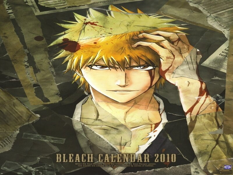 Blonde Anime Character — Yellow, Dramatic, Blood