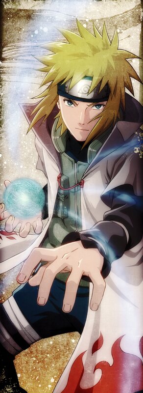 Blonde Anime Character — Yellow, Dramatic, Chakra Ball