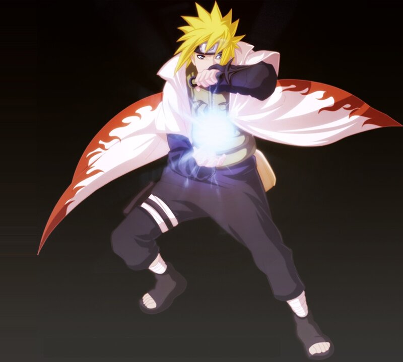 Blonde Anime Character — Yellow, Dramatic, Chakra