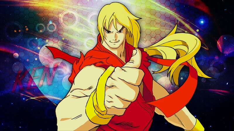 Blonde Anime Character — Yellow, Dramatic, Red Cape