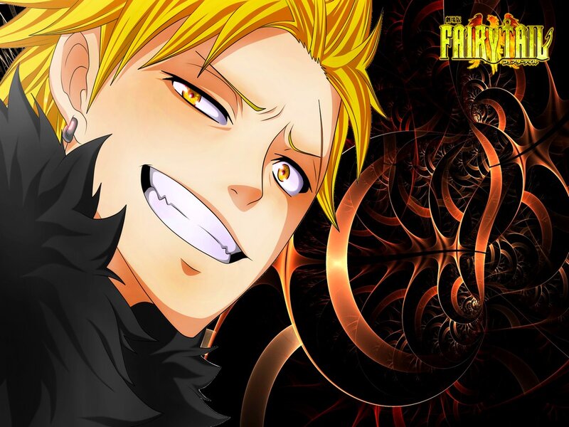 Blonde Anime Character — Yellow, Dramatic, Spiral Pattern