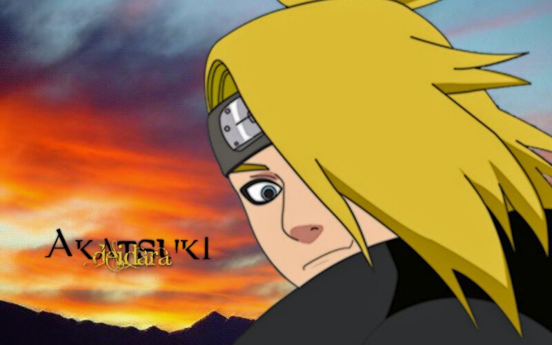 Blonde Anime Character — Yellow, Dramatic, Sunset
