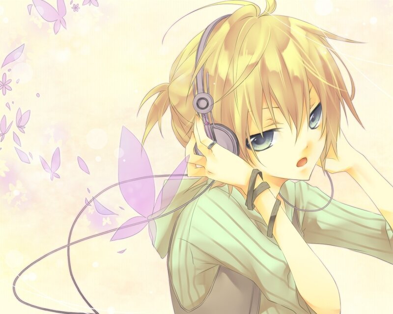 Blonde Anime Character — Yellow, Dreamy