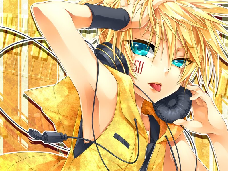 Blonde Anime Character — Yellow, Energetic