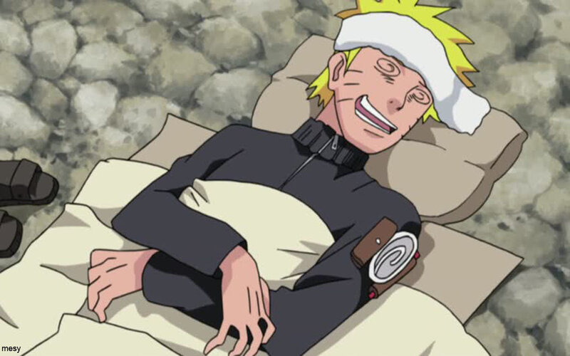 Blonde Anime Character — Yellow, Injured