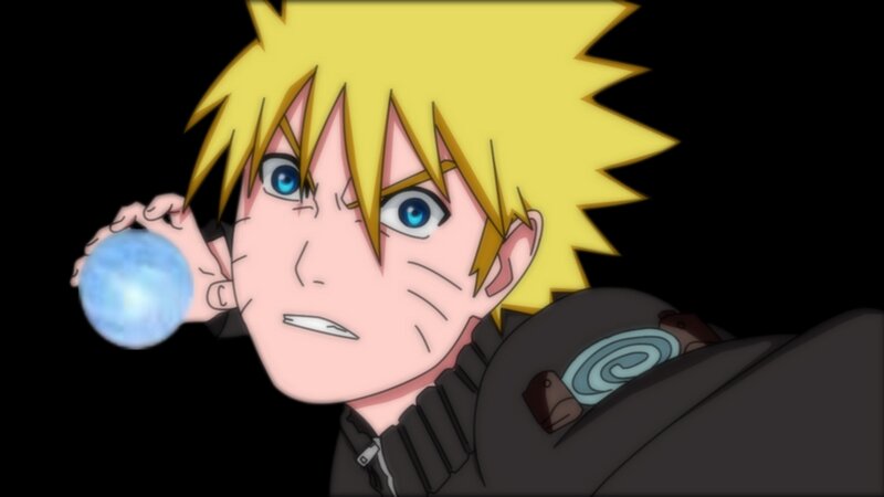 Blonde Anime Character — Yellow, Intense, Blue Sphere
