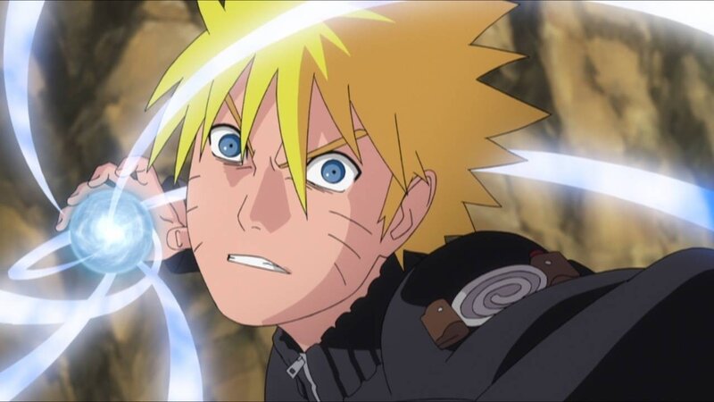 Blonde Anime Character — Yellow, Intense, Chakra Ball