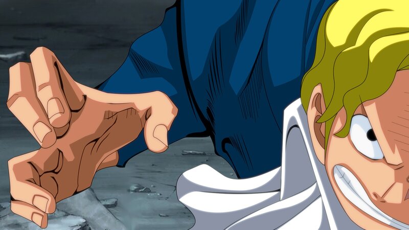 Blonde Anime Character — Yellow, Intense, Hand