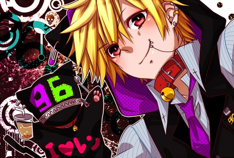 Blonde Anime Character — Yellow, Playful, Cat Hat