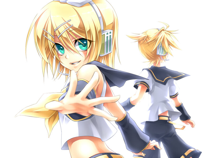 Blonde Anime Character — Yellow, Playful, Headset