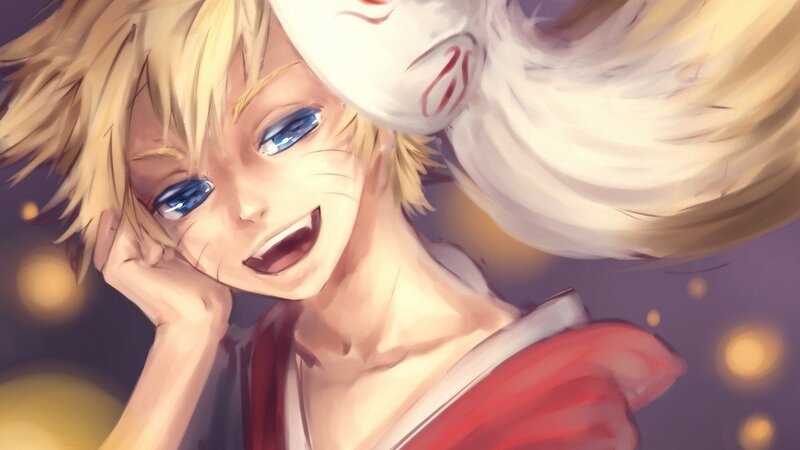 Blonde Anime Character — Yellow, Playful, Night