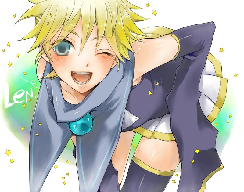 Blonde Anime Character — Yellow, Playful, Stars
