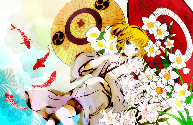 Blonde Anime Character — Yellow, Serene