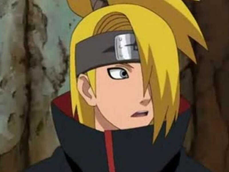 Blonde Anime Character — Yellow, Serious, Headband