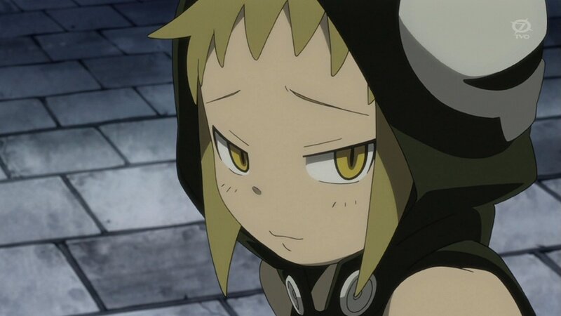 Blonde Anime Character — Yellow, Serious, Hoodie