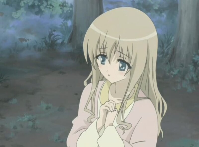 Blonde Anime Girl — Beige, Calm, Forest