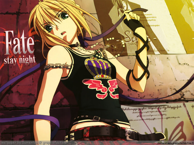Blonde Anime Girl — Black, Dramatic, Crown