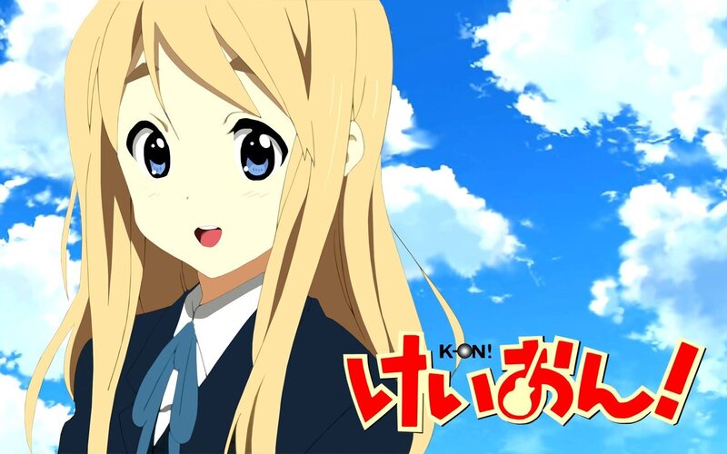 Blonde Anime Girl — Blue, Bright, Cheerful, Afternoon, School Uniform