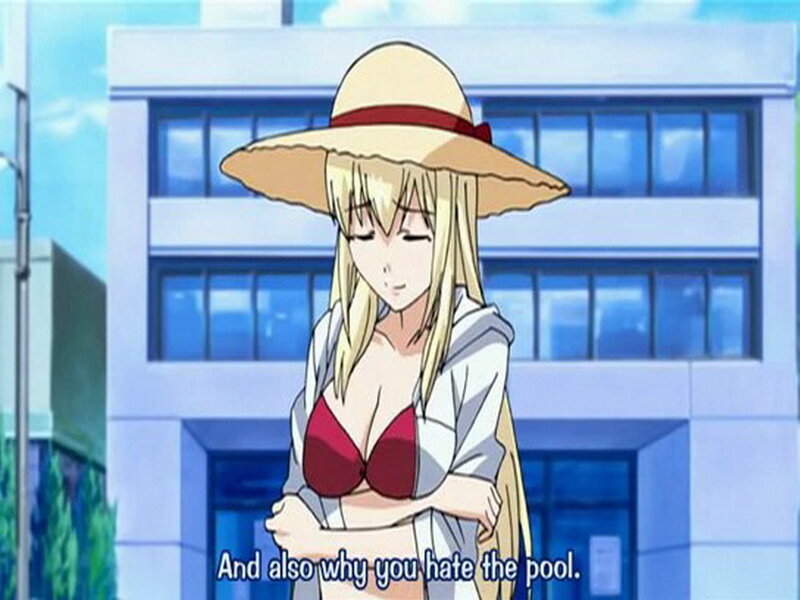 Blonde Anime Girl — Blue, Calm