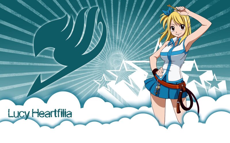 Blonde Anime Girl — Blue, Confident, Star