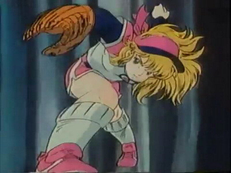 Blonde Anime Girl — Blue, Dramatic, Anime Character