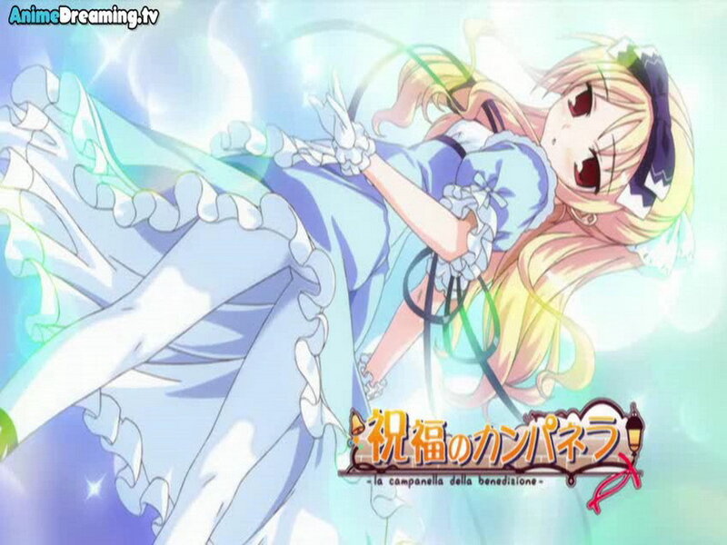 Blonde Anime Girl — Blue, Dreamy