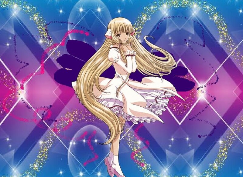 Blonde Anime Girl — Blue, Magical