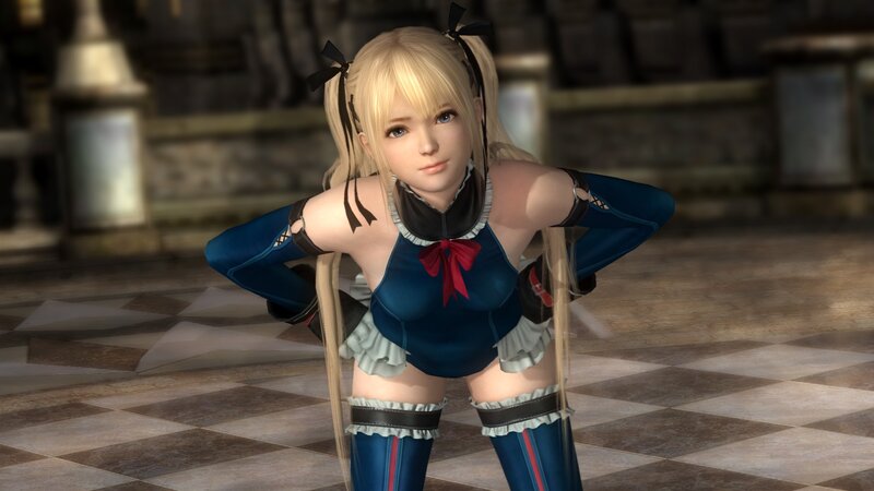 Blonde Anime Girl — Blue, Neutral