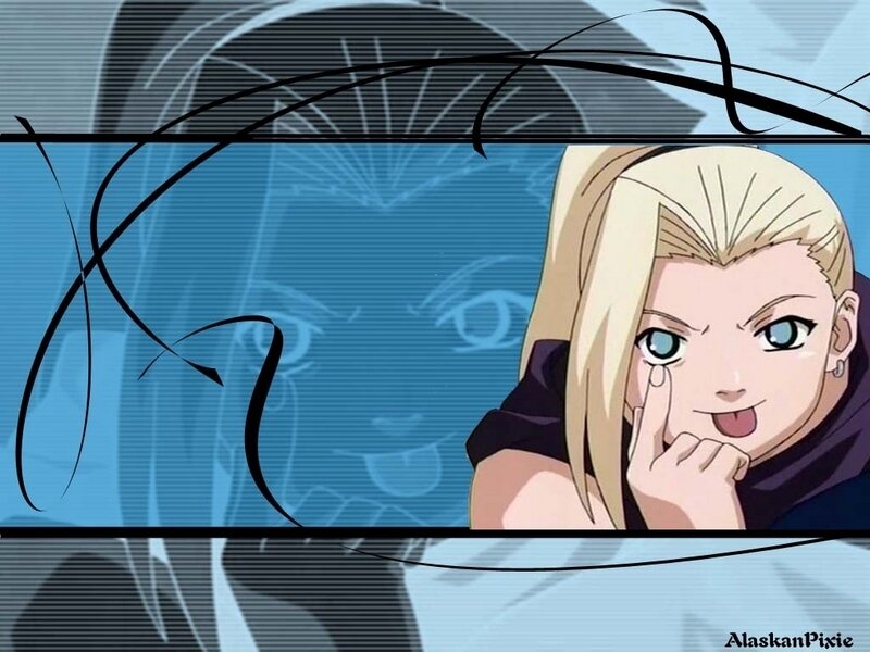 Blonde Anime Girl — Blue, Playful
