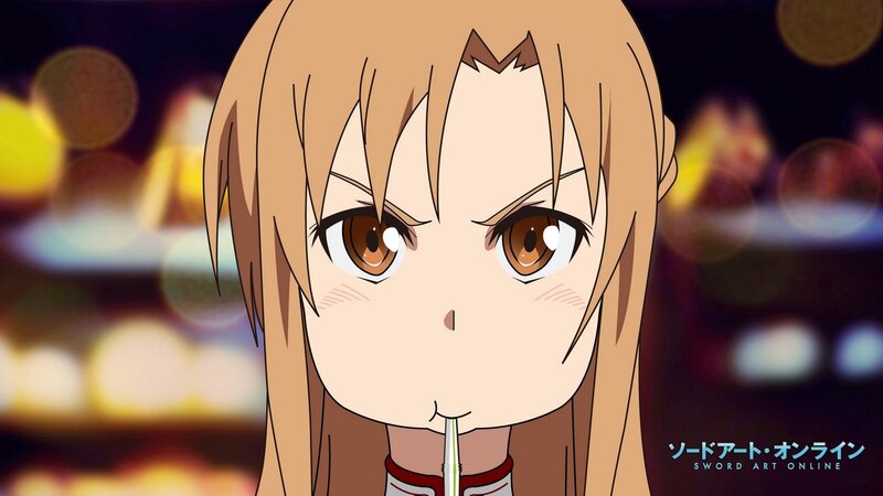 Blonde Anime Girl — Brown, Calm, Night