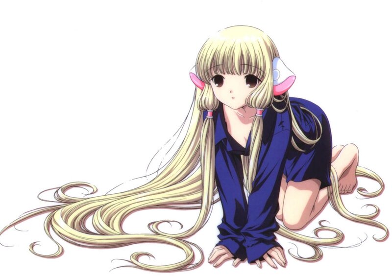 Blonde Anime Girl — Calm, Long Hair