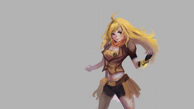 blonde anime girl character