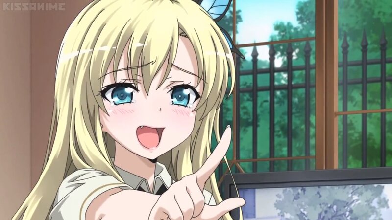 Blonde Anime Girl — Cheerful, Afternoon