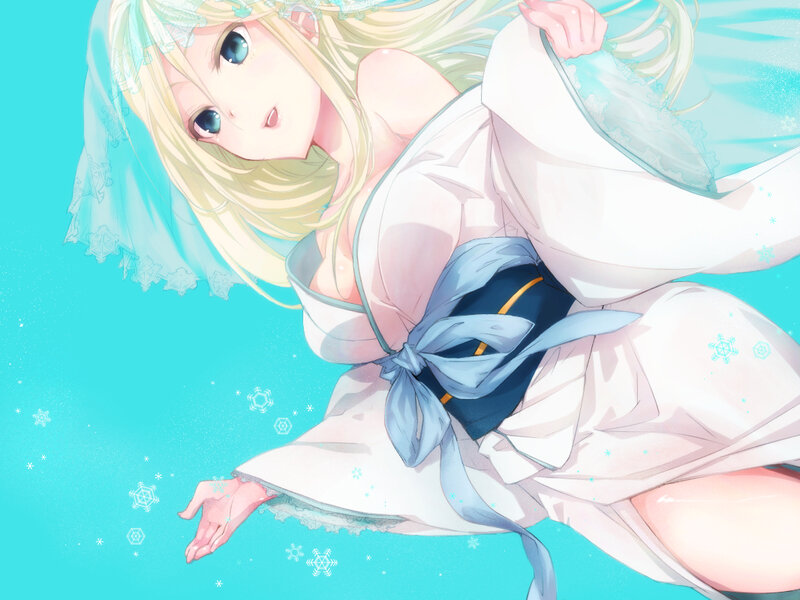 Blonde Anime Girl — Cyan