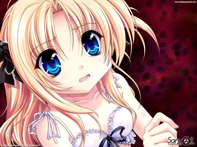 Blonde Anime Girl — Dramatic