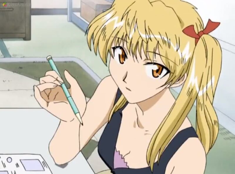 Blonde Anime Girl — Focused