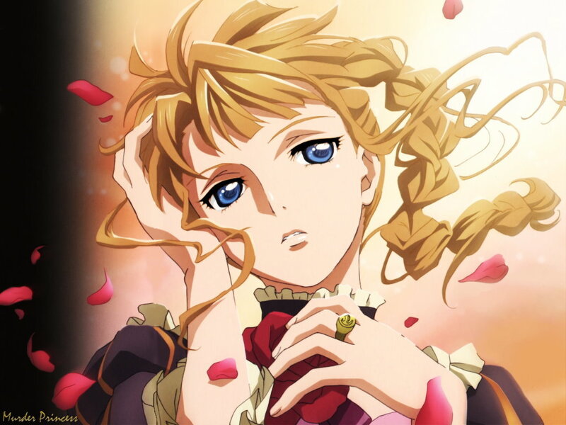 Blonde Anime Girl — Gold, Dramatic